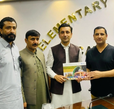 Country Representative Meets with KP Education Minister