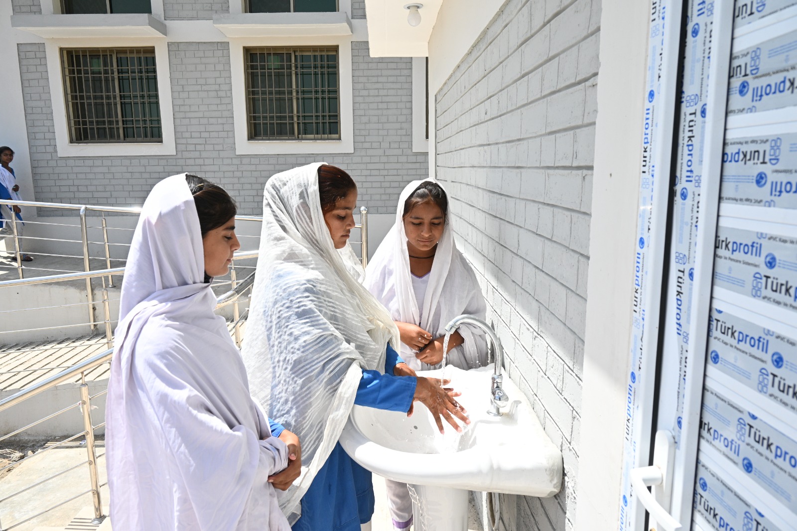 WASH · MHM — Handwashing & menstrual-hygiene support keep girls in school.